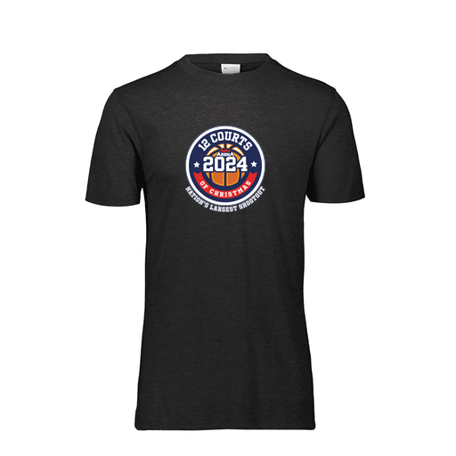 [FTSCUBBK-AS-LOGO2] Decker Men's Tri-Blend T-Shirt - Short Sleeve (Adult S, Black, Logo 2)