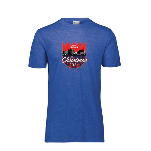 [FTSCUBNV-AS-LOGO1] Decker Men's Tri-Blend T-Shirt - Short Sleeve (Adult S, Navy, Logo 1)