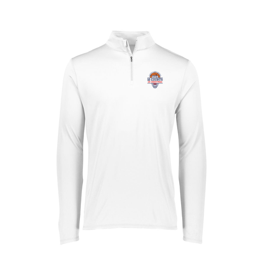 [FTLQFLWH-FAXS-LOGO3] Decker Women's Flex-Lite 1/4 Zip Shirt (Female Adult XS, White, Logo 3)