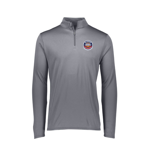 [FTLQFLGY-FAXS-LOGO2] Decker Women's Flex-Lite 1/4 Zip Shirt (Female Adult XS, Gray, Logo 2)