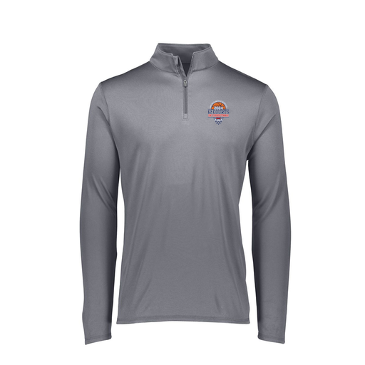 [FTLQFLGY-FAXS-LOGO3] Decker Women's Flex-Lite 1/4 Zip Shirt (Female Adult XS, Gray, Logo 3)