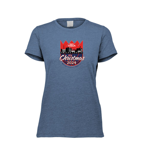 [FTSCUBNV-FAXS-LOGO1] Decker Women's Tri-Blend T-Shirt - Short Sleeve (Female Adult XS, Navy, Logo 1)