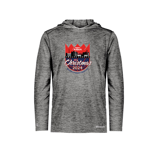 [FOLHCGBK-AS-LOGO1] Decker Men's Charge Hoodie (Adult S, Black, Logo 1)