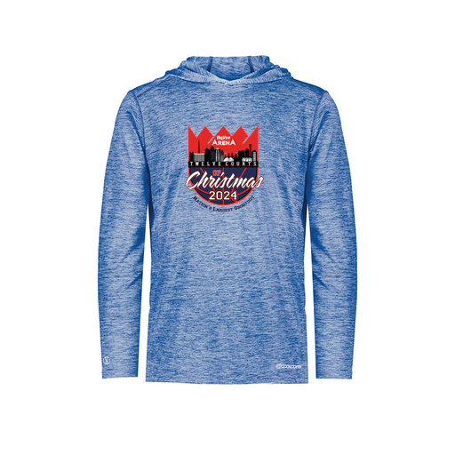 [FOLHCGRY-YS-LOGO1] Decker Youth Charge Hoodie (Youth S, Royal, Logo 1)